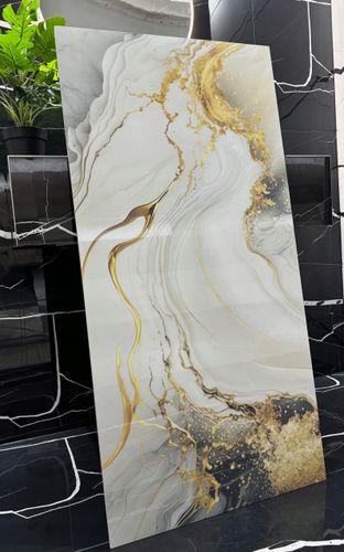 Gres polerowany 120x60 ZŁOTE REFLEKSY marmur WYSOKI POŁYSK - HIT!!! na Arena.pl