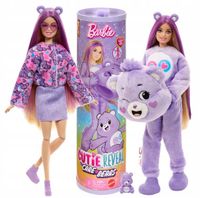 BARBIE CUTIE REVEAL TROSKLIWE MISIE Lalka w kostiumie misia Miśki