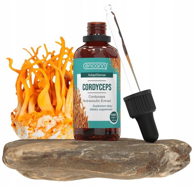 Encann Cordyceps (Maczużnik Bojowy) + Lion's Mane silny ekstrakt 2x50 ml zdjęcie 5
