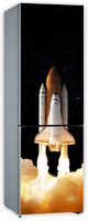 Naklejka samoprzylepna okleina fototapeta na lodówkę start rakiety w kosmos