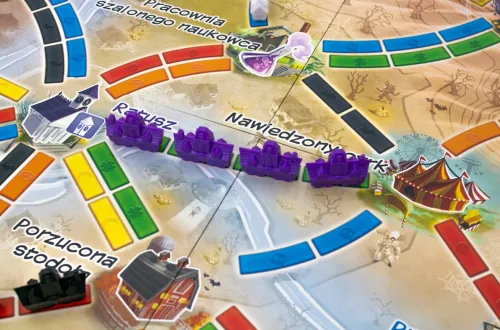 Strategiczna gra Wsiąść do Pociągu Widmo - wersja uproszczona dla dzieci 6+ na Arena.pl