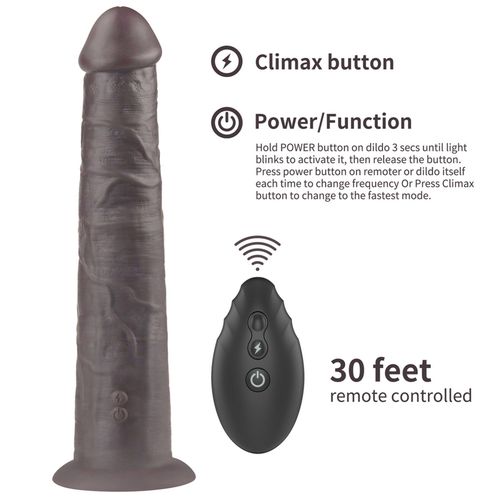 10'' dual layered platinum silicone rotator na Arena.pl