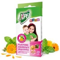 Kids plasterki łagodzące ukąszenia owadów dla dzieci nagietek mięta Expel