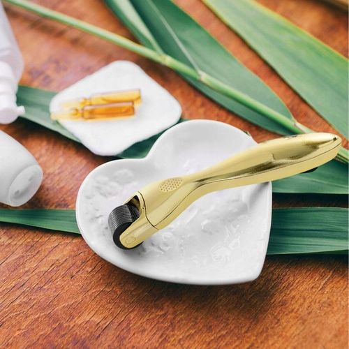 DERMA ROLLER WAŁEK MASAŻER DO MASAŻU CIAŁA TWARZY ROLOWANIA MEZOTERAPII 3x na Arena.pl