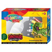 zestaw kreatywny dino tyranozaur colorino kids