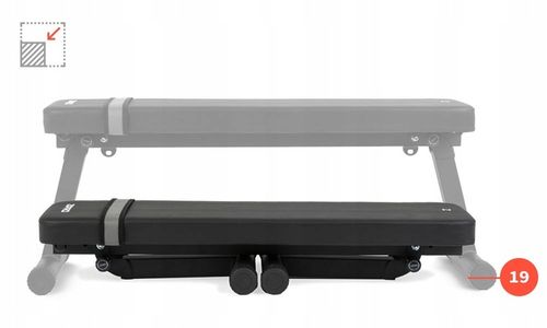 Ławka Treningowa Do Ćwiczeń Ławeczka Prosta Składana na Płasko Zipro Plank na Arena.pl