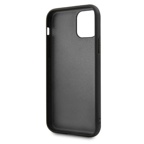 BMW Perforated Horizontal Smooth Leather Etui iPhone 11 (czarny) na Arena.pl