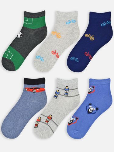 SKARPETY DZIECIĘCE SB132 BAWEŁNIANE 27-30 wzór - chłopiec na Arena.pl