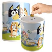 Skarbonka Bluey Piesek Pies Duża Puszka Metalowa Dla Dzieci Dekoracja