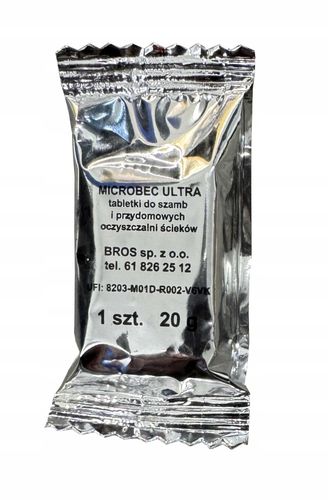 bros - microbec ultra - tabletka do szamb - 16 szt. na Arena.pl