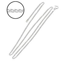 SREBRNY ŁAŃCUSZEK CORDA DŁUGOŚĆ 45 CM PRÓBA SREBRA 925