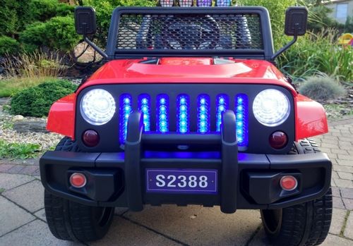AUTO NA AKUMULATOR JEEP S2388 CZERWONY na Arena.pl