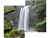 80X70CM WODOSPAD RZEKĄ AIRE DUO OBRAZ