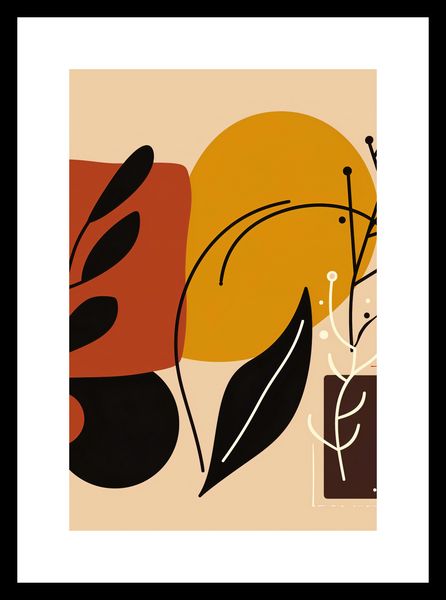 Plakat 40x60cm Ciepłe Kontury zdjęcie 3