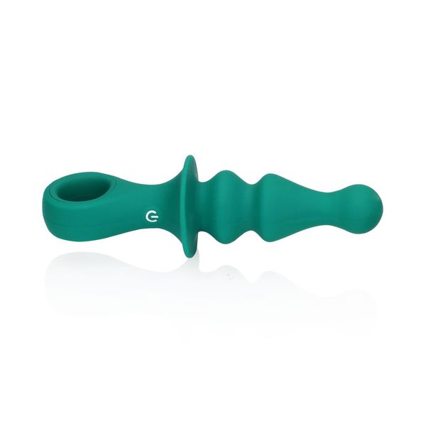 Pawn Shaped Anal Vibrator - Peacock Plume zdjęcie 3