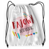 Plecak Dziennikarza Sportowy Szkolny Worek Torba Z Nadrukiem Ze Zdjęciem