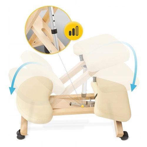 KLĘKOSIAD KLĘCZNIK KRZESŁO ERGONOMICZNE REGULOWANA WYSOKOŚĆ DO PRACY na Arena.pl