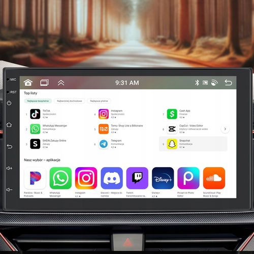 RADIO SAMOCHODOWE 2 DIN 6GB RAM ANDROID AUTO CARPLAY ANDROID 15 RDS na Arena.pl