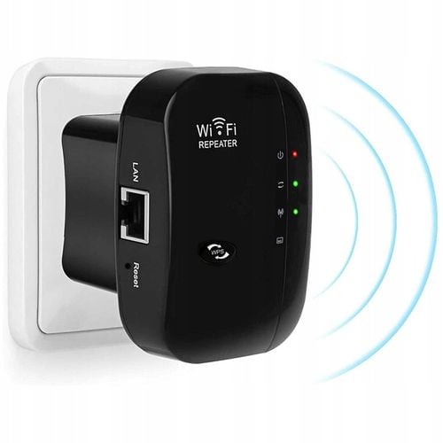 MINI WZMACNIACZ SYGNAŁU WI-FI REPEATER ACCESS POINT AP RJ45 300Mb/s 2,4GHz na Arena.pl