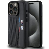 BMW BMHCP15L23PUPVK iPhone 15 Pro 6.1" czarny/black hardcase Perforated Tri