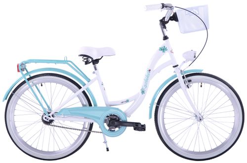 Rower Kozbike Junior 24 biało-morski 3 biegi na Arena.pl