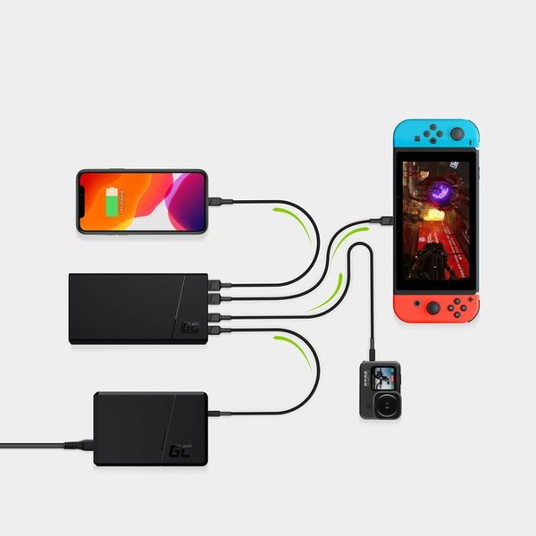 POWER BANK 20000mAh GREEN CELL 18W PD USB-C QC POWER DELIVERY QUICK CHARGE zdjęcie 10