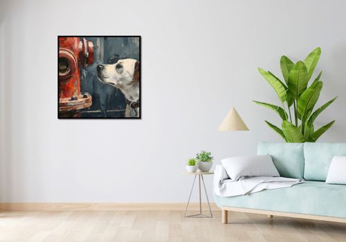 Plakat 80x80cm Kumpel przy Hydrancie na Arena.pl