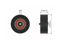 ROLKA NAPINACZA PASKA WIELOROWKOWEGO CHEVROLET MALIBU 2012 2013 2014 2015