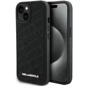 Etui Karl Lagerfeld Quilted K Pattern na iPhone 15 Plus / 14 Plus - czarne