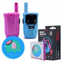 ZESTAW WALKIE TALKIE DLA DZIECI ŁOKI TOKI KRÓTKOFALÓWK PODGRZEWACZ DO KUBKA