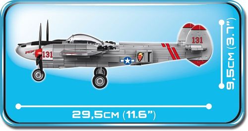 Small Army 395 elementów Lockheed P-38 Lightning - amerykański samolot myśliwski na Arena.pl