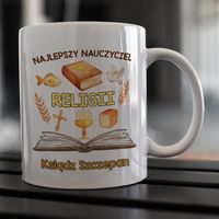 Kubek z imieniem dla nauczycielki / nauczyciela religii