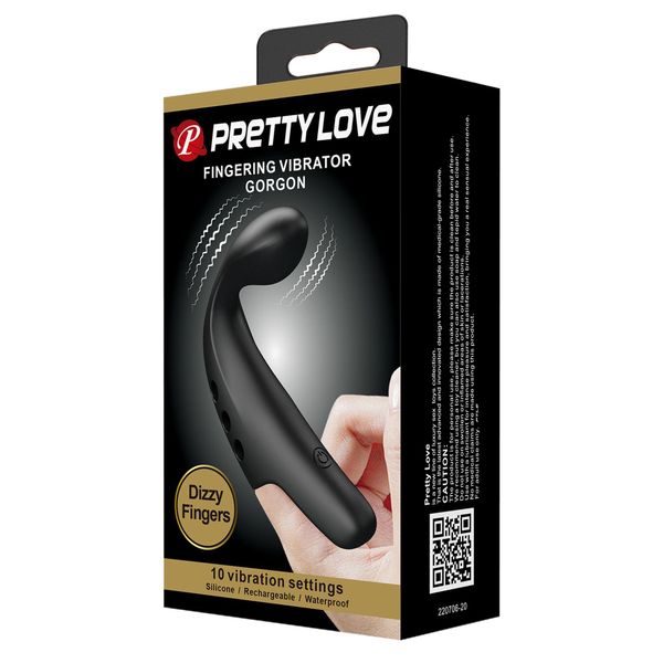 PRETTY LOVE - FINGERING VIBRATOR GORGON, 10 vibration functions zdjęcie 13