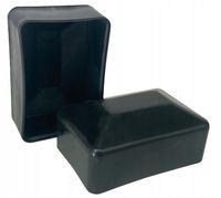 Kapturek daszek na słupek profil 60x40 CZARNY 100SZT