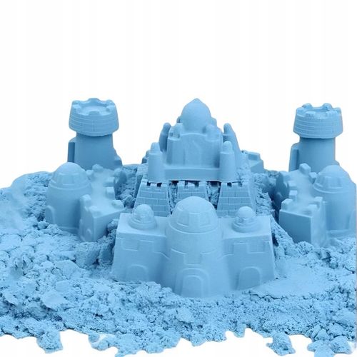 PIASEK KINETYCZNY 3kg + FOREMKI BASEN PIASKOWNICA MAGICZNY ZESTAW AKCESORIA na Arena.pl