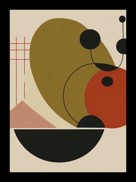 Plakat 25x35cm Geometryczny Balans zdjęcie 2