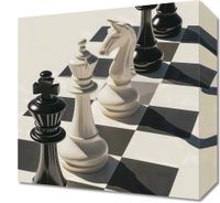 Obraz 30x30cm Szach i Mat