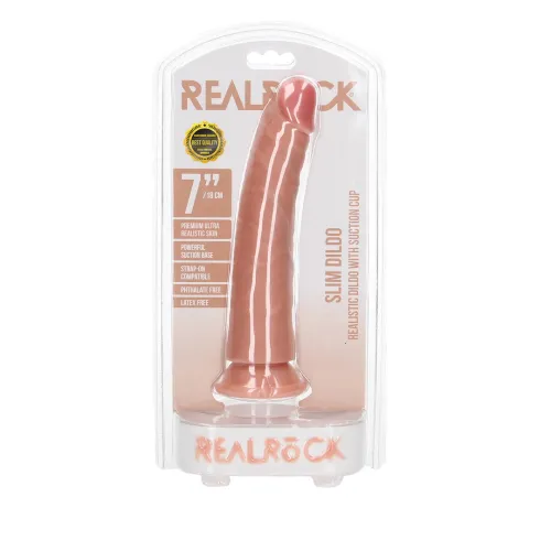 realrock model slim 18 cm z przyssawką - anatomiczny kształt na Arena.pl