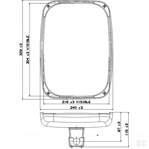 Lusterko Universalne 7133001AM na Arena.pl