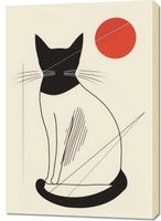 Obraz 70x100cm Czerwony Krąg