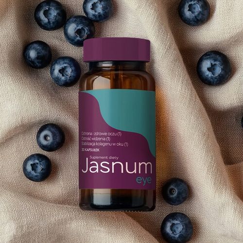 JASNUM EYE ochrona i zdrowie oczu borówka luteina zeaksantyna 30 kapsułek na Arena.pl
