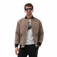 Kurtka męska bomberka C516 beżowa L