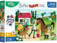 PUZZLE 60 XXL TREFLIKI W STADNINIE  KONI 50031