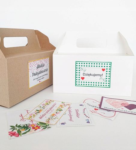 PUDEŁKO NA CIASTO wesele kartonik ŚLUB białe100szt na Arena.pl