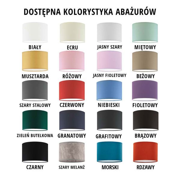 Oprawa ścienna z abażurem TEKSAS zdjęcie 3