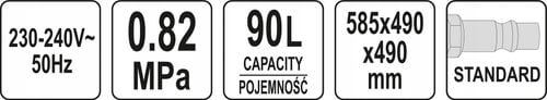 PIASKARKA KABINOWA 90L.YT-55840 YATO na Arena.pl