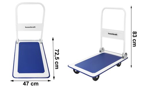 Wózek platformowy magazynowy transportowy składany ręczny 150kg na Arena.pl
