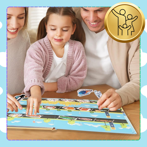 książeczka z naklejkami pojazdami sensoryczna dla dzieci edukacyjna drogi na Arena.pl