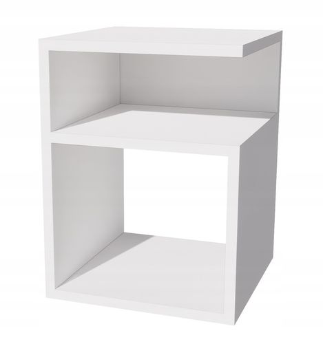 Szafka nocna szóstka, stolik bez szuflad, biały, sypialnia na Arena.pl
