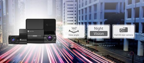 Inteligentny wideorejestrator Navitel RS985 GPS Night Vision 4K + Gratis na Arena.pl